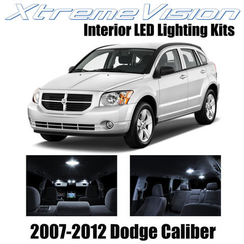 XtremeVision Interior LED for Dodge Caliber 2007-2012 (6 Pieces) Pure White Inte