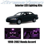 XtremeVision Interior LED for Honda Accord 1998-2002 (12 Pieces) Pink Interior L
