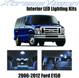 XtremeVision Interior LED for Ford E150 2006-2012 (6 Pieces) Cool White Interior LED Kit + Installation Tool