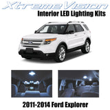 XtremeVision Interior LED for Ford Explorer 2011-2014 (6 Pieces) Cool White Inte