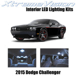 XtremeVision Interior LED for Dodge Challenger 2015+ (9 Pieces) Cool White Inter