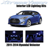 XtremeVision Interior LED for Hyundai Veloster 2011-2014 (7 Pieces) Blue Interio