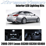 XtremeVision Interior LED for Lexus GS300 GS3500 GS460 2006-2011 (3 Pieces) Pure