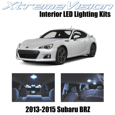XtremeVision Interior LED for Subaru BRZ 2013-2015 (10 Pieces) Cool White Interi