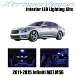 XtremeVision Interior LED for Infiniti M37 M56 2011-2015 (10 Pieces) Blue Interi