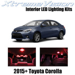 XtremeVision Interior LED for Toyota Corolla 2015+ (6 Pieces) Red Interior LED K