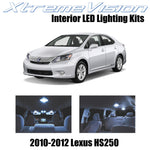 XtremeVision Interior LED for Lexus HS250 2010-2012 (5 Pieces) Cool White Interi