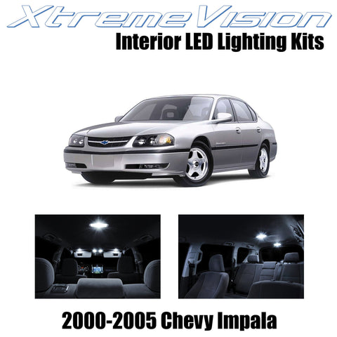 XtremeVision Interior LED for Chevy Impala 2000-2005 (16 Pieces) Pure White Inte