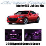 XtremeVision Interior LED for Hyundai Genesis 2015+ (8 Pieces) Pink Interior LED