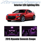XtremeVision Interior LED for Hyundai Genesis 2015+ (8 Pieces) Pink Interior LED
