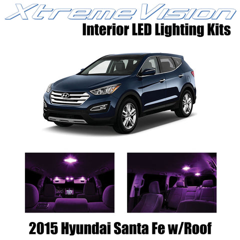 XtremeVision Interior LED for Hyundai Sonata 2011-2014 (8 Pieces) Pink Interior