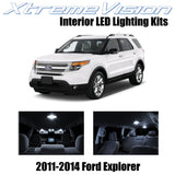 XtremeVision Interior LED for Ford Explorer 2011-2014 (6 Pieces) Pure White Inte