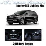 XtremeVision Interior LED for Ford Escape 2015+ (3 Pieces) Pure White Interior L