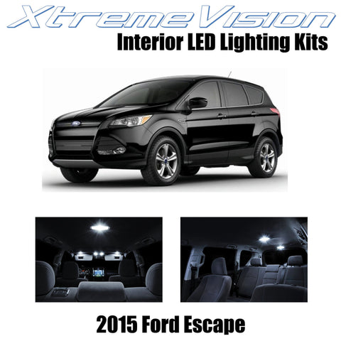 XtremeVision Interior LED for Ford Escape 2015+ (3 Pieces) Pure White Interior L