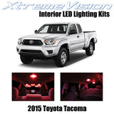 XtremeVision Interior LED for Toyota Tacoma 2015+ (7 Pieces) Red Interior LED Ki
