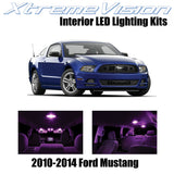 XtremeVision Interior LED for Ford Mustang 2010-2014 (5 Pieces) Pink Interior LE