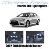 XtremeVision Interior LED for Mitsubishi Evo Lancer 2007-2015 (8 Pieces) Cool Wh