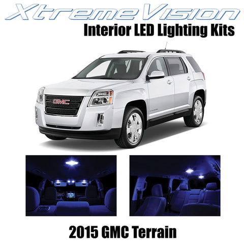 XtremeVision Interior LED for GMC Terrain 2015+ (10 Pieces) Blue Interior LED Ki
