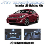 XtremeVision Interior LED for Hyundai Accent 2015+ (6 Pieces) Cool White Interio