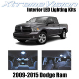 XtremeVision Interior LED for Dodge Ram 2009-2015 (6 Pieces) Cool White Interior