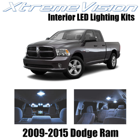 XtremeVision Interior LED for Dodge Ram 2009-2015 (6 Pieces) Cool White Interior