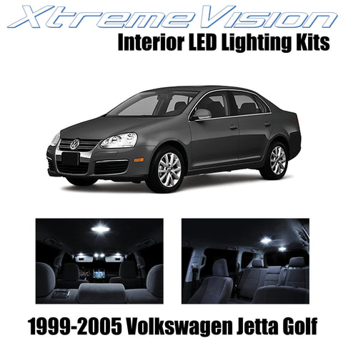 XtremeVision Interior LED for Volkswagen Jetta Golf 1999-2005 (12 Pieces) Pure W