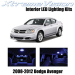XtremeVision Interior LED for Dodge Avenger 2008-2012 (10 Pieces) Blue Interior
