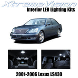 XtremeVision Interior LED for Lexus LS430 2001-2006 (9 Pieces) Pure White Interi
