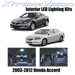 XtremeVision Interior LED for Honda Accord 2003-2012 (12 Pieces) Cool White Inte