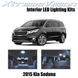 XtremeVision Interior LED for Kia Sedona 2015+ (9 Pieces) Cool White Interior LE