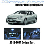XtremeVision Interior LED for Dodge Dart 2012-2014 (6 Pieces) Cool White Interior LED Kit + Installation Tool