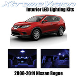 XtremeVision Interior LED for Nissan Rogue 2008-2014 (12 Pieces) Blue Interior L