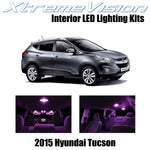 XtremeVision Interior LED for Hyundai Tucson 2015+ (8 Pieces) Pink Interior LED