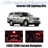 XtremeVision Interior LED for Lincoln Navigator 2000-2006 (6 Pieces) Red Interio