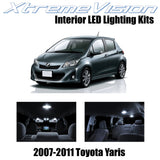 XtremeVision Interior LED for Toyota Yaris 2007-2011 (6 Pieces) Pure White Inter