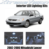 XtremeVision Interior LED for Mitsubishi Lancer 2002-2006 (4 Pieces) Cool White Interior LED Kit + Installation Tool