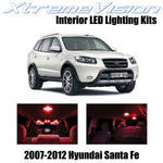 XtremeVision Interior LED for Hyundai Santa Fe 2007-2012 (8 Pieces) Red Interior