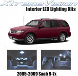 XtremeVision Interior LED for Saab 9-7x 2005-2009 (10 Pieces) Cool White Interior LED Kit + Installation Tool