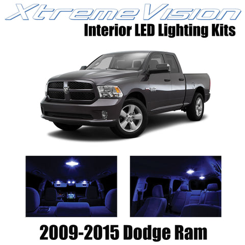 XtremeVision Interior LED for Dodge Ram 2009-2015 (6 Pieces) Blue Interior LED K