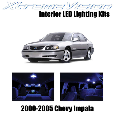 XtremeVision Interior LED for Chevy Impala 2000-2005 (16 Pieces) Blue Interior L