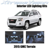XtremeVision Interior LED for GMC Terrain 2015+ (10 Pieces) Cool White Interior