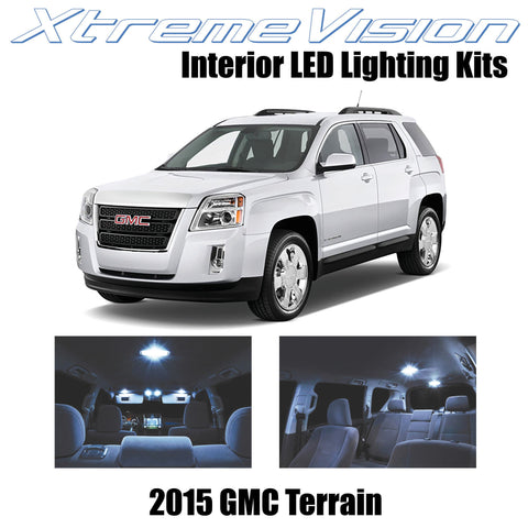 XtremeVision Interior LED for GMC Terrain 2015+ (10 Pieces) Cool White Interior