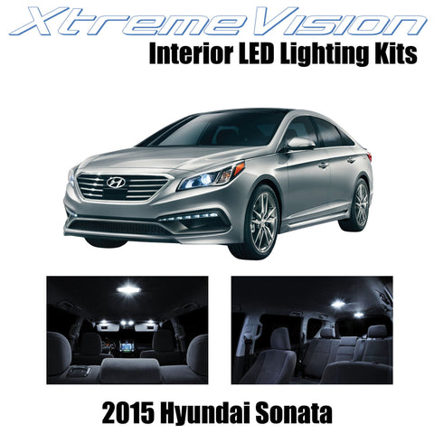 XtremeVision Interior LED for Hyundai Sonata 2015+ (5 Pieces) Pure White Interio