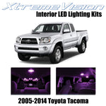 XtremeVision Interior LED for Toyota Tacoma 2005-2014 (6 Pieces) Pink Interior L