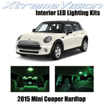 XtremeVision Interior LED for Mini Cooper 2015+ Hardtop 4 Doors (7 Pieces) Green