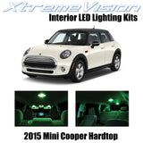 XtremeVision Interior LED for Mini Cooper 2015+ Hardtop 4 Doors (7 Pieces) Green