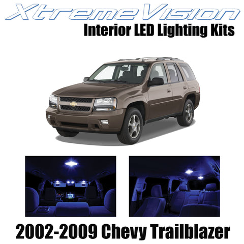 XtremeVision Interior LED for Chevy Trailblazer 2002-2009 (16 Pieces) Blue Inter