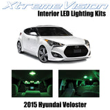 XtremeVision Interior LED for Hyundai Veloster w/Panoramic Roof 2015+ (9 Pieces)
