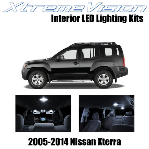 XtremeVision Interior LED for Nissan Xterra 2005-2014 (8 Pieces) Pure White Inte