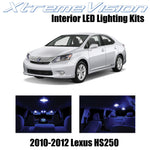XtremeVision Interior LED for Lexus HS250 2010-2012 (5 Pieces) Blue Interior LED